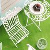 Dollhouse Patio Set Corrosion Resistant Moisture-proof Micro Decor Mini Garden Furniture Set for Kids