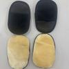 Double Layer Wool Blend Vehicle Wash Mitts Superior Dust Absorption Ergonomic Design Safe For Paint Glass Trim