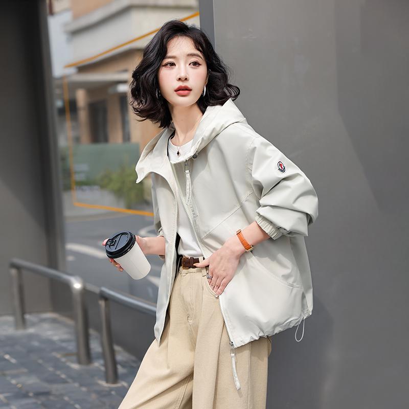Brand New Women's Hooded Thin Jacket 2025 - Hot Style, Sunscreen, Loose Fit, Trendy Casual Outerwear