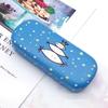 Velvet Lined Glasses Case Compact Cartoon Star Eyeglasses Case Eyewear Storage Box Stylish Iron Frame Glasses Case For School