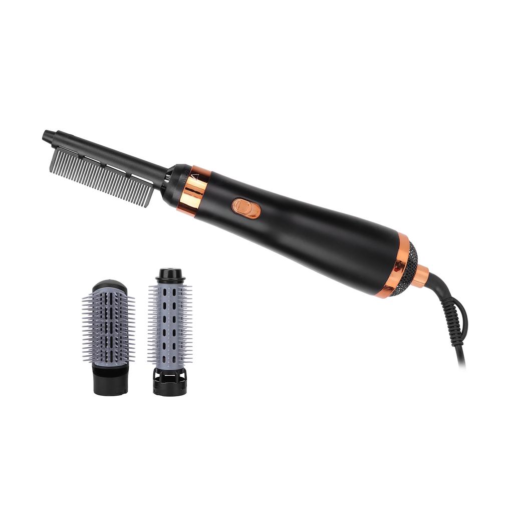 Perie uscător de păr cu aer cald 3 în 1 Anti-opărire 800W pentru coafat, ondulat, îndreptat, priză UE