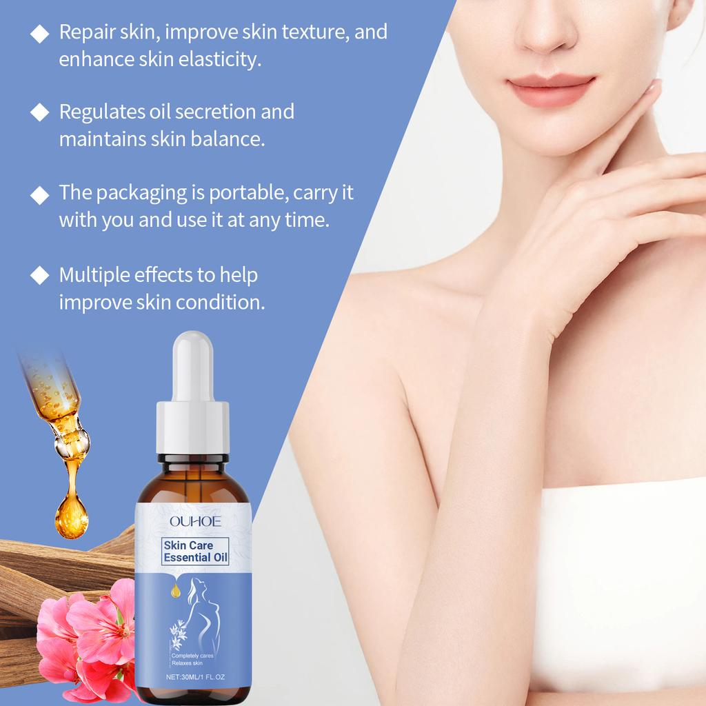 OUHOE Body Massage Oil Deep Smoothing Moisturizing Nourish Relaxing Muscle Soothing Anti-Aging Relieve Fatigue Spa Essential Oil