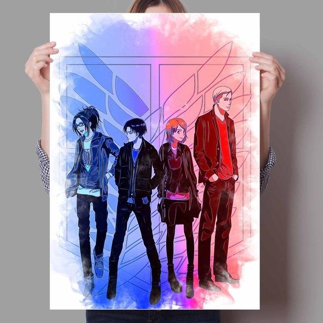 Decoration Mural Japanese Anime Color Poster Canvas Painting and Kids Room Wall Art Prints for Modern Home Decor No Frame