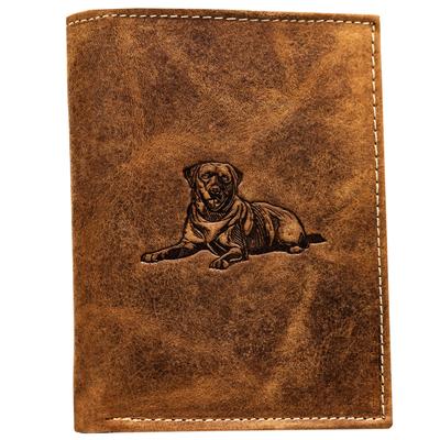Men's Leather Wallet N4-CHM-DOG-1-BL-COGNAC