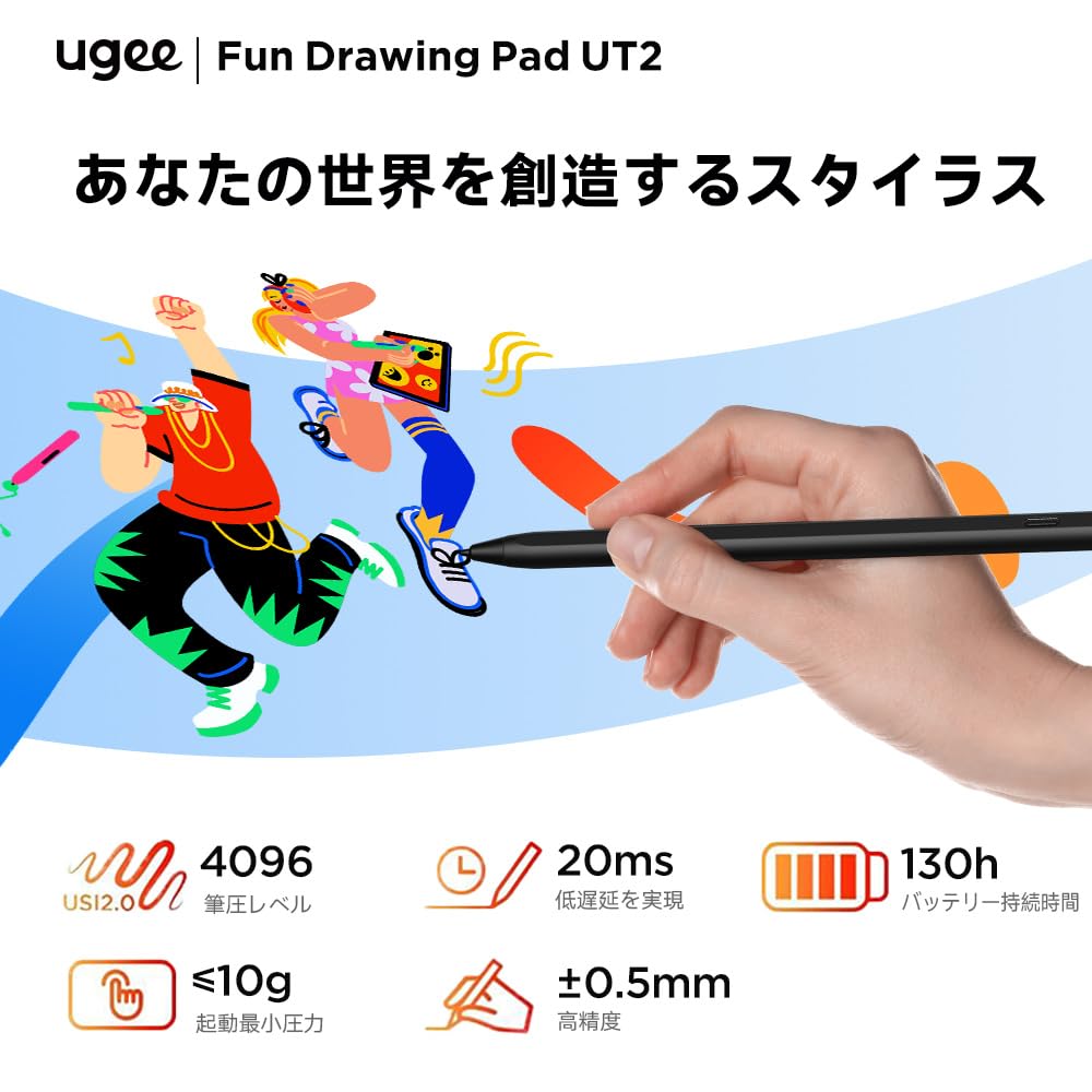 UGEE UT2 Android 14 First Coming In 2K GMS 7000mAh Dual Wireless Projection Tablet, 10.36-inch, 2024, Display, 6GB+128GB RAM, Certified, Type-C