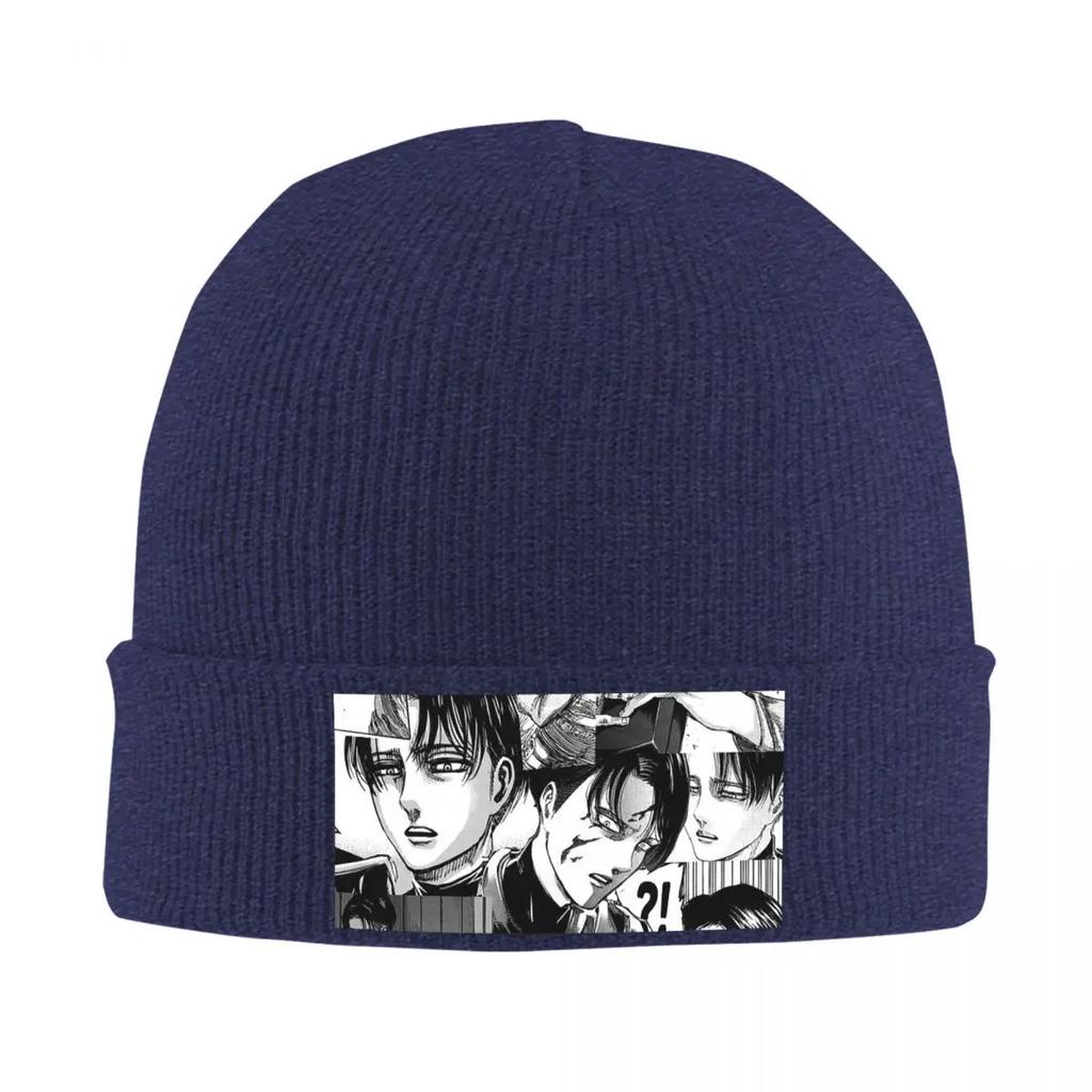 Levi AckerUnisex Attack On Titan Warm Knitted Cap Winter Knit Bonnet Hat Skullies Beanies Hip Hop Caps for Unisex