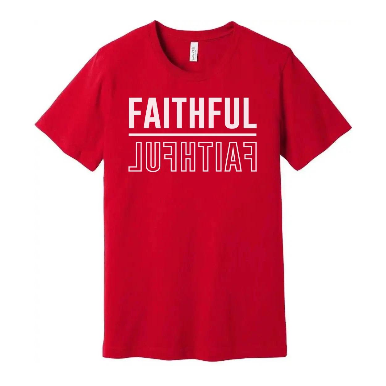 Faithful Christian Unisex Graphic Tee With Faithful Typography Artwork For Every 3XL