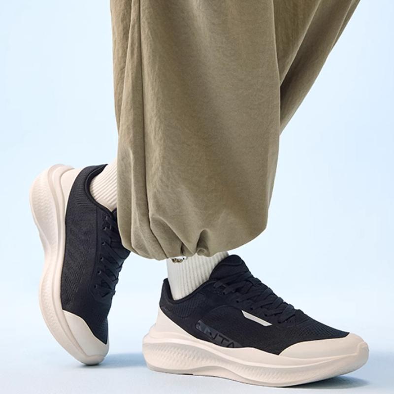 Anta Comfortable Versatile Durable Breathable Low-Top Training Shoes Women Sneaker Black 922527778-4