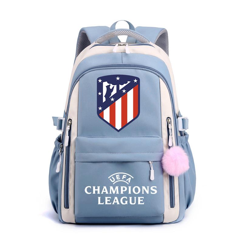 3 Piece School Backpack Set for Students Large Capacity Oxford Cloth Schoolbag with Shoulder Strap and Pencil Case