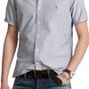 Polo Ralph Lauren Printed Single-Breasted Collar Pocket Short Sleeve Shirt Men Shirts Blue 710745385-003