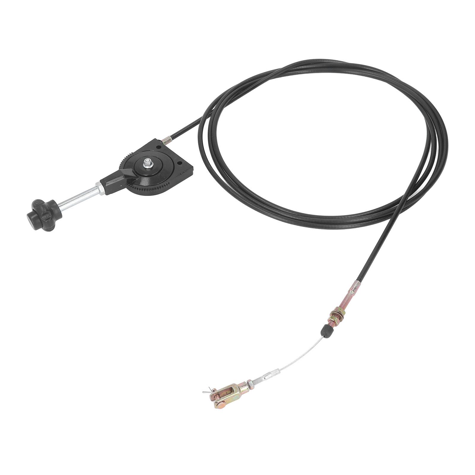 Cable de Acelerador Manual para Excavadora 4m Cable de Control de Motor de Acelerador de Acero Inoxidable para Camión Mezclador