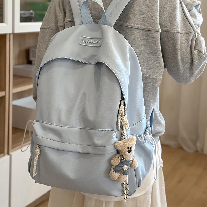 

2025 Легкий Мягкий Рюкзак для Студентов: Идеально для средней школы, начальной школы, старшей школы, колледжа и поездок на работу Small Only синий