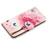 Cherry Tree Pattern Shockproof Card Slots PU Leather Wallet Case for iPhone,Samsung,Huawei,Xiaomi,Moto,Tecno,Google,Nokia,Oppo,ZTE,Blackview...