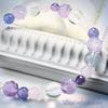 Shinjuku Gin no Kura 8mm Lavender Amethyst Rose Quartz Tanzanite Bracelet S Size Feminine Love Luck Natural Stone 16.5cm Women's