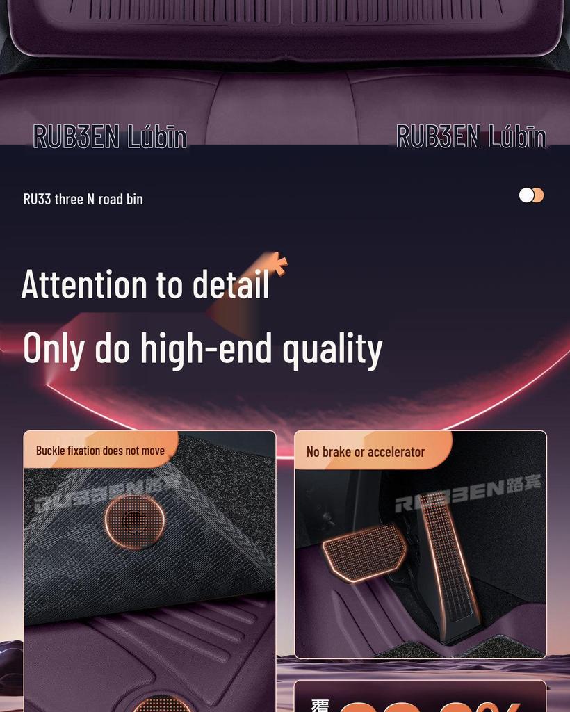 Fits 26 New Xiaopeng P7: TPE Full Surround Car Starry Sky Carpet Interior Mats