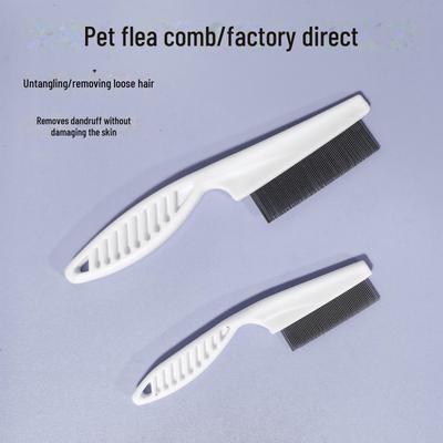 Pet Flea & Grooming Comb for Dogs and Cats - Dense Tooth Hair Removal Comb