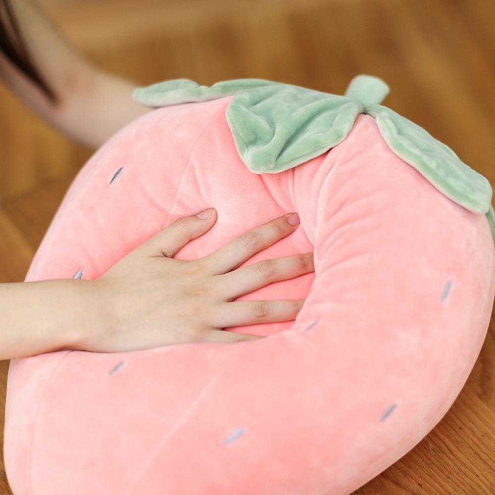 Soft Strawberry Pineapple Stuffed Pillow Sofa Cushion Fruits Plush Baby Toys For Children Birthday Gift for Kids Girls Friends