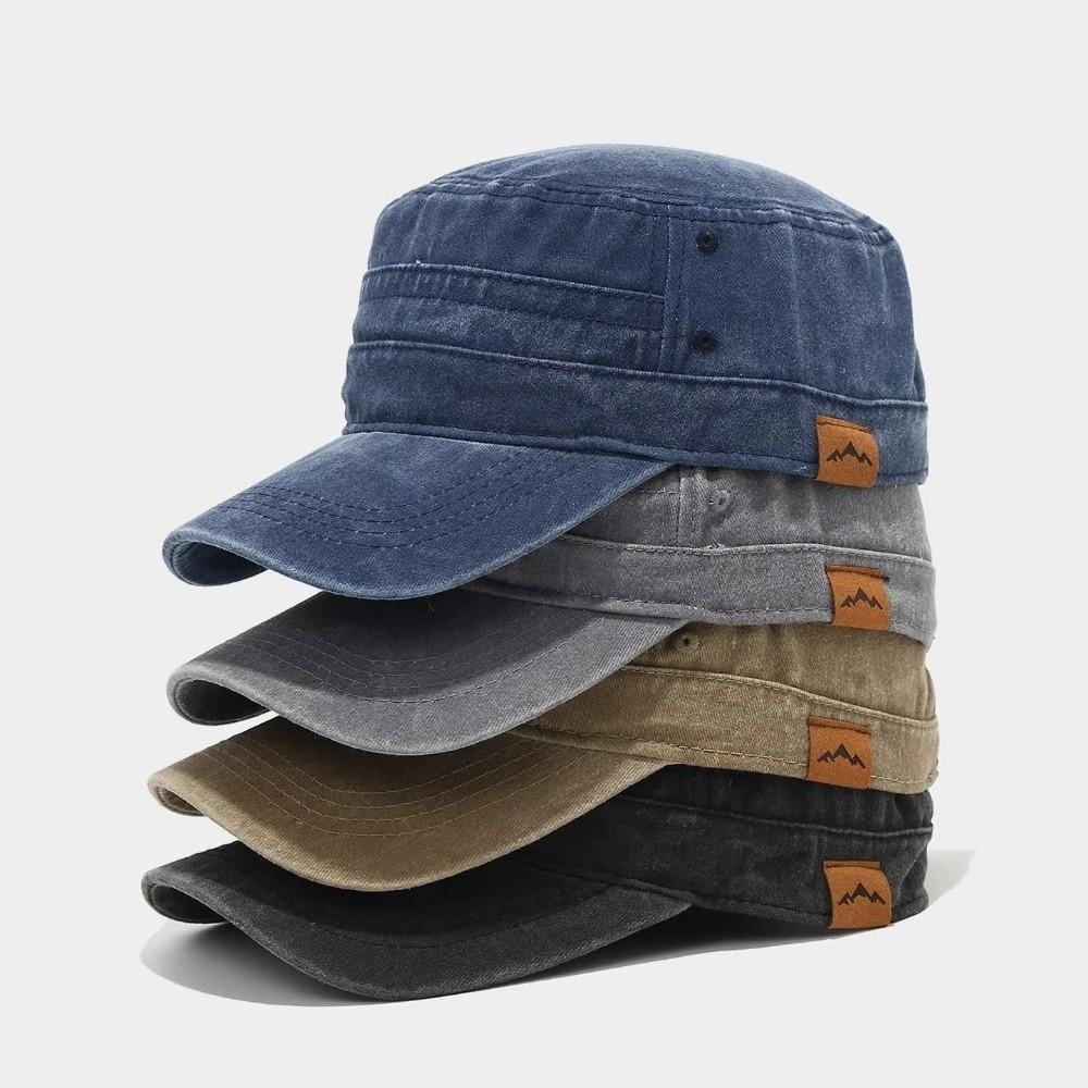 Retro Distressed Style Baseball Cap Adjustable Lightweight Hiking Caps Sun Hat Men