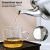New 1L/1.5L/2L Tea Pot Large Capacity Stainless Steel Hotboiling Pots Fast Heating Coffee Pot Home Camping