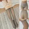 Women Winter Warm Leggings Translucent Pantyhose Fleece Tights Ladies Thermal Wool Sock Pants Elastic Sexy High Waist Stockings