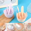 Face Mask Mixing Bowl Set, 4 In 1 Diy Facemask Mixing Tool Kit Brushes