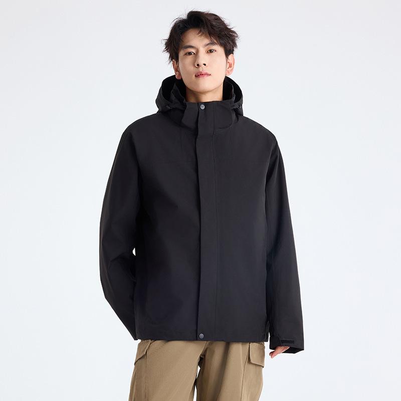 Jacket Men's Three-in-one Silver Fox Velvet Liner Windproof and Waterproof Chuanxi Jacket Mountaineering Suit Women