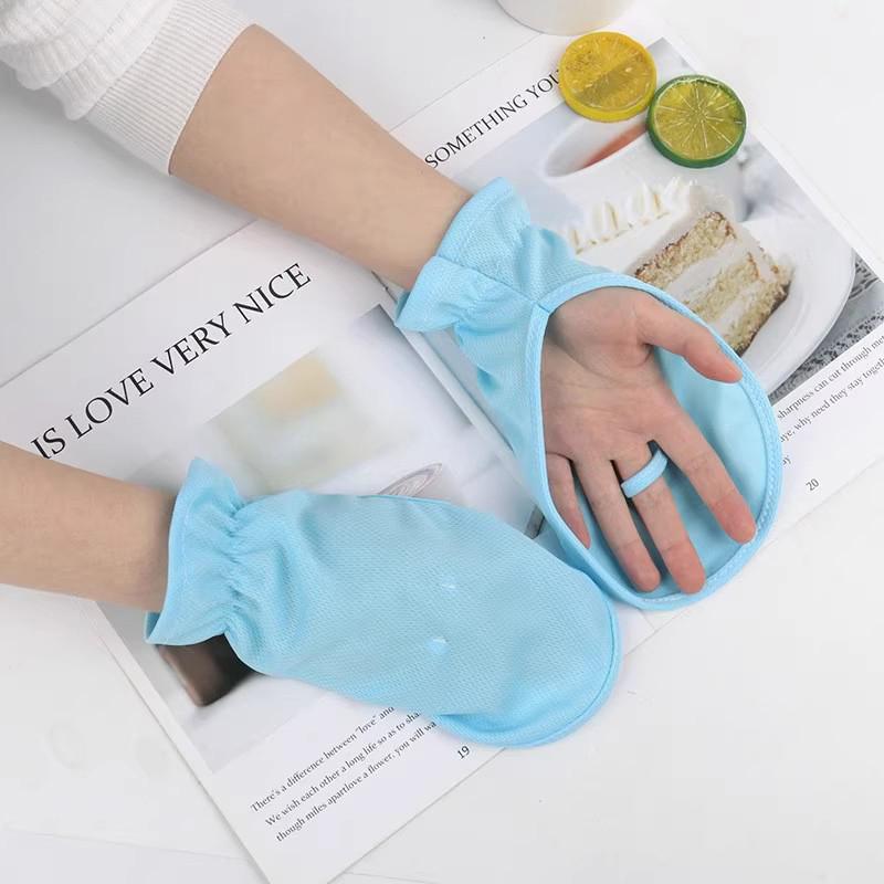 1Pair Summer Open-Fingered Short Sunscreen Gloves For Women Thin Driving Outdoor Riding Gloves Sun Protection Gloves Gifts