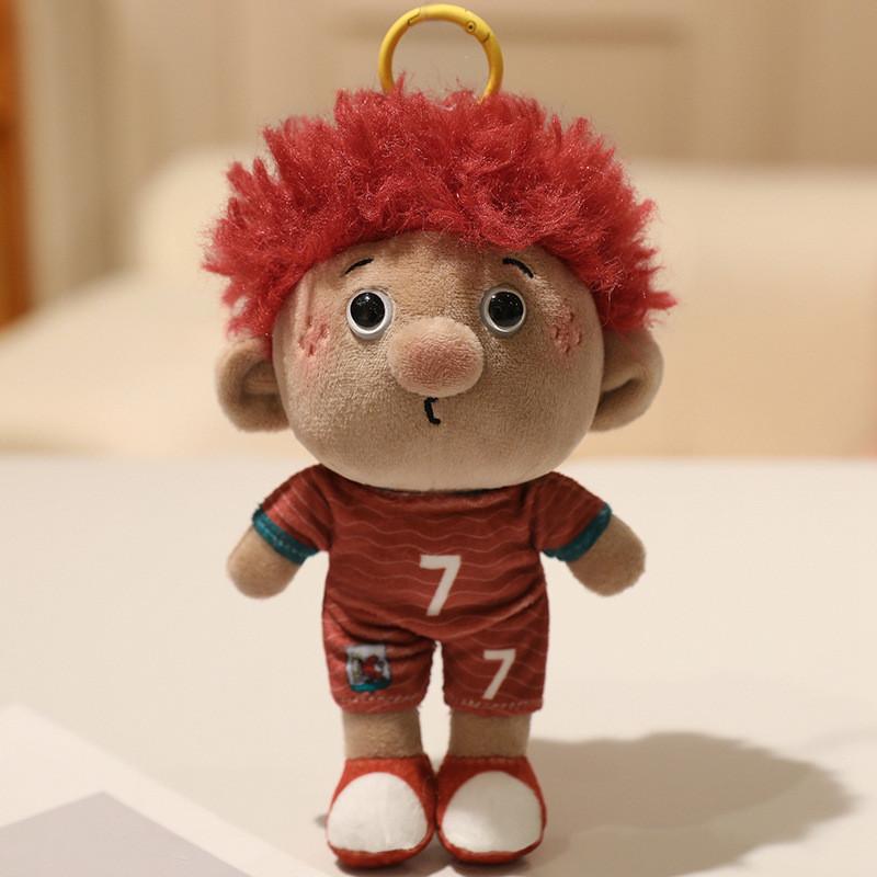 World Cup Plush Keychain With Soft Pp Cotton Filling For Soccer Fans