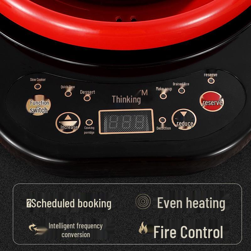 Multifunktionaler intelligenter elektrischer Kochtopf zum Schmoren und für automatischen Medikamentenaufguss