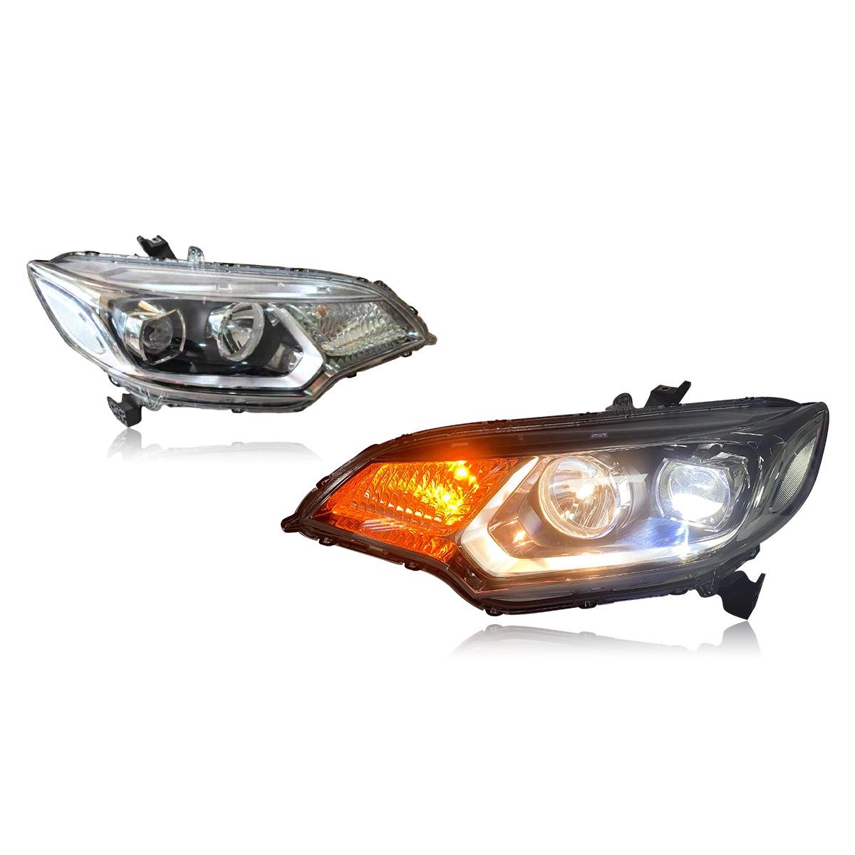 LED Projector Headlight Assembly with Turn Signal for 2014-2020 Honda Fit GK5 RS Japanese Spec