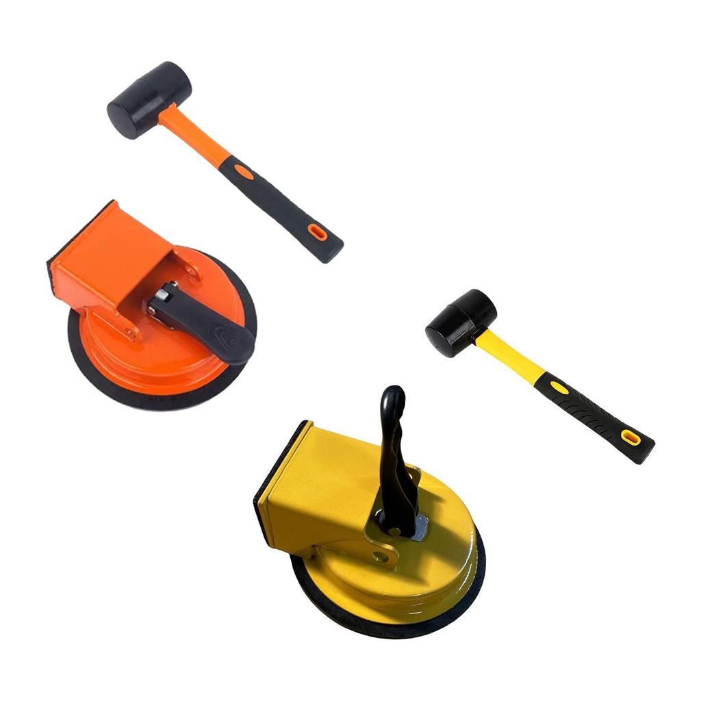 Floor Joint Repair Tool: Ergonomic Mallet, Secure Suction Cup, Correction Tool for Vinyl, Wood,