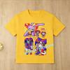 Children Short Sleeve T Shirts The Amazing Digital Circus Anime Cartoon Print Cotton Top Boys Girls Summer Casual Crew Neck Tees