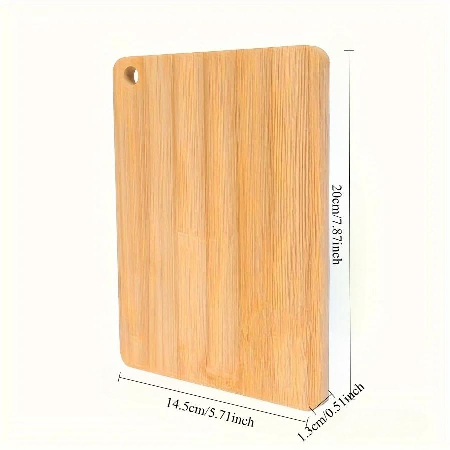 

Kitchen Cutting Board for Meat Thickened Bamboo Cutting Board Set for Meat Vegetables Double-sided Chopping Panel with Vertical
