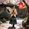 Reverse1999 Liang Yue Cosplay Kostuum Met Satijnen Stof Voor Anime Rollenspel