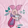Disney Childrens/Kids Cocoa Piglet Mistletoe T-Shirt