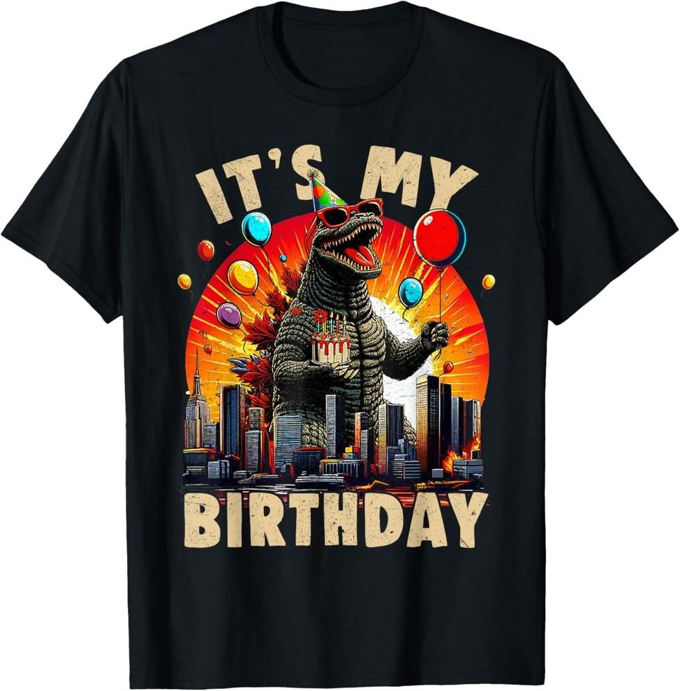 

It s My Birthday Kaiju Birthday Party Japan Monster T-Shirt unisex T-Shirt S