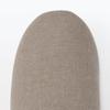 MUJI Washable Cushion XXL Light 76411291 Slippers, (Sizes 28.5-30cm), Brown,