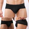 Men's Sexy Mesh Modal Triangle Underwear Fashion Breathable Briefs Underpants