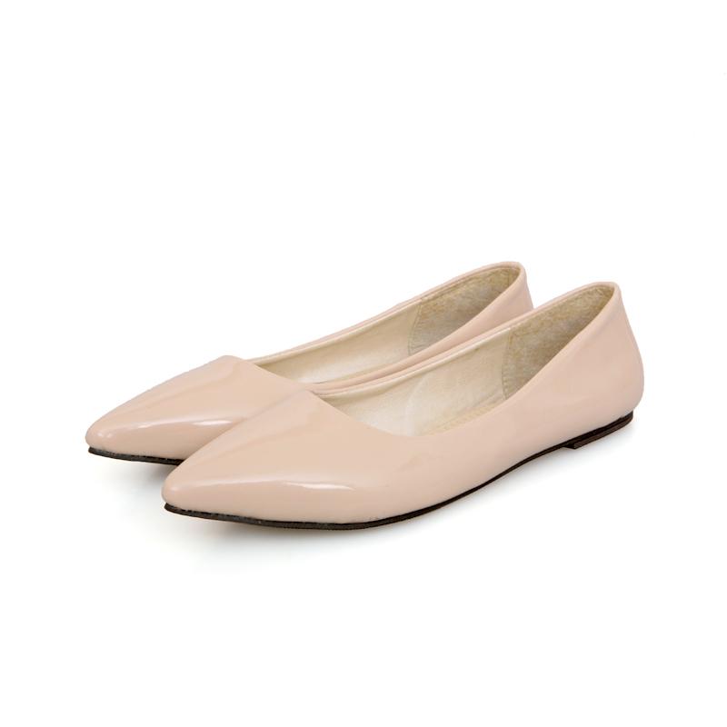 

Модные удобные плоские женские балетки весна-осень женские балетки с острым носком красные телесные красные синие повседневные рабочие туфли-лоферы женские 39 бежевый