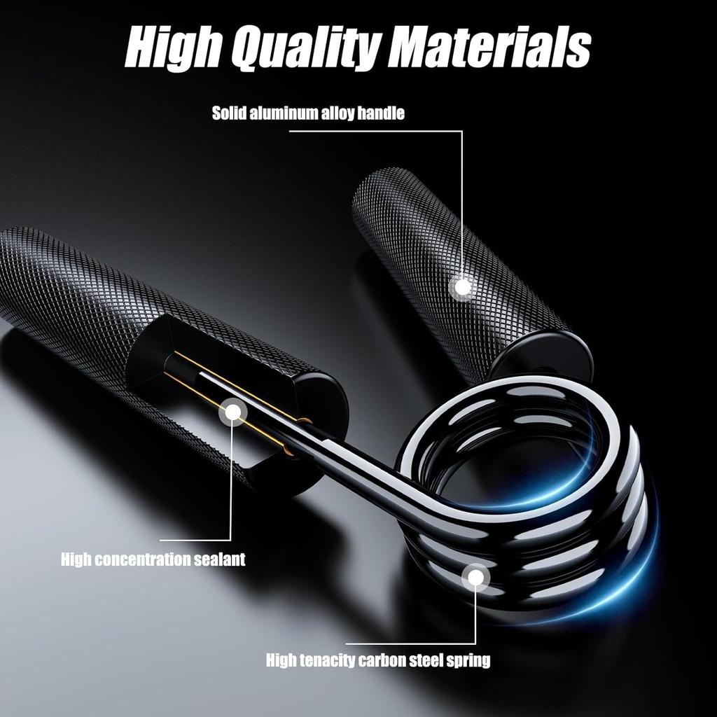 Heavy Duty Aluminum Alloy Grip Strengthener Adjustable Hand Gripper For Forearm Wrist Strength Training Equipment