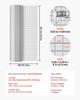 Hardware Cloth, 6.3 Mm 0.4 X 6 M 0.5 Mm Diameter Chicken Wire Fence, Hot-Dip Galvanized After Welding Metal Wire Mesh Roll, Garden Plant Welded