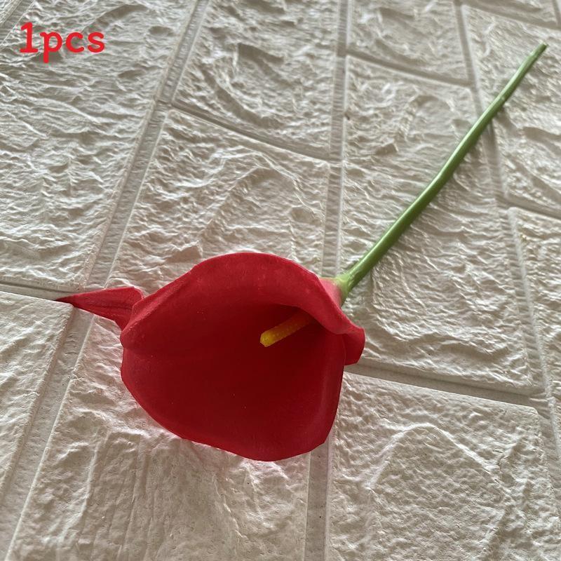 Soft Touch Pu Artificial Calla Lily For Home Styling Decoration Photography