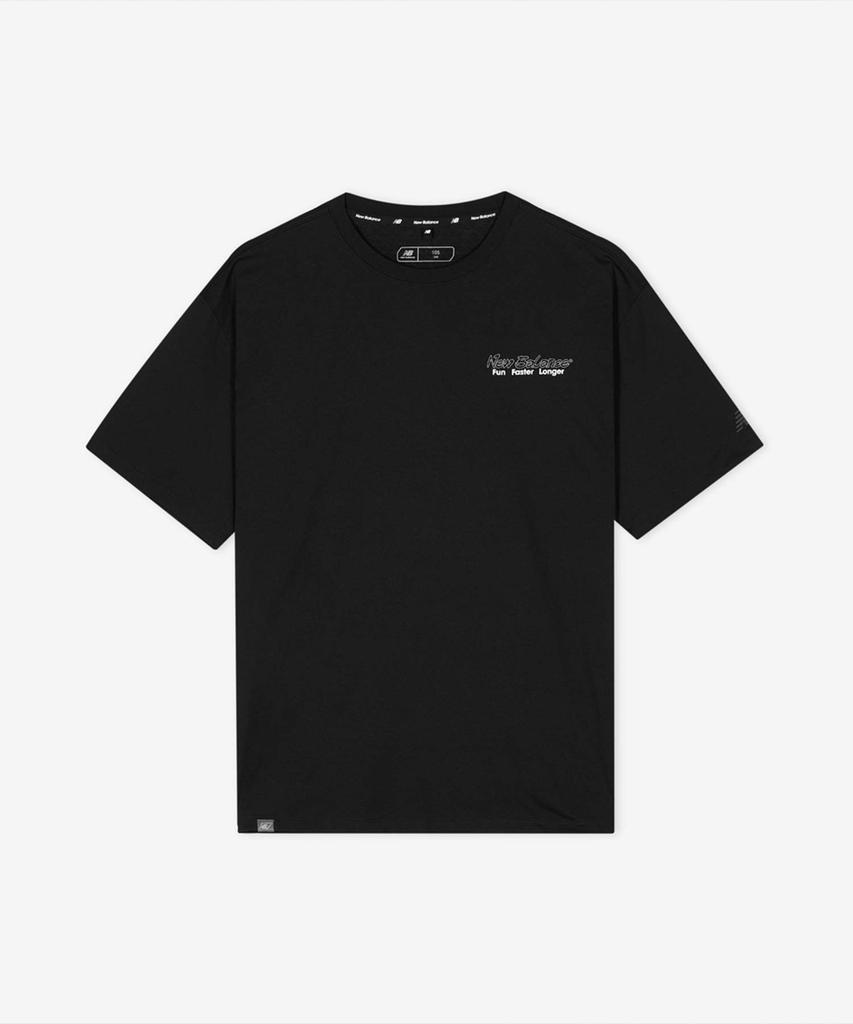 Nyuballanseu Nbneg25403 / Uni Rc Frozen Runners Short Sleeve Tee (Black)