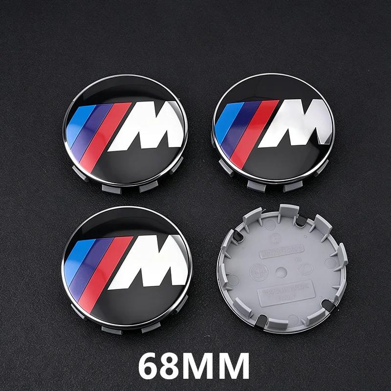 4Pcs 56mm 68mm ABS Car Wheel Center Caps For Bmw M E46 E90 F10 F30 E87 F20 G20 E60 E39 E92 F11 F31 E61 F25 E36 X3 X5 Accessorie MD2