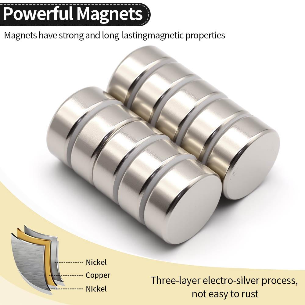 25x10mm Super Strong Neodymium Magnet N35 NdfeB Permanent Magnetic imanes Round Powerful Magnets Refrigerator