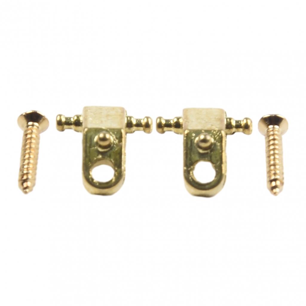 Guitar String Tree Retainer In Chrome/gold With Mounting Screws Instrument New