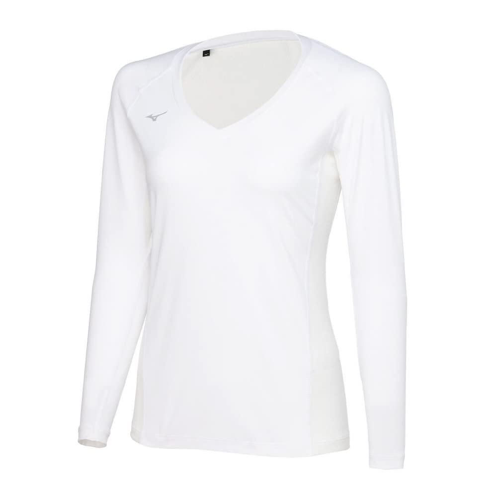 

Одежда для гольфа Защита от солнца Суперпрохладная Компрессионный тип Bio Gear Прохладный материал Высокая воздухопроницаемость Устойчивость к пятнам Гольф с длинным рукавом E2MJA201 Белый L [Mizuno] белый