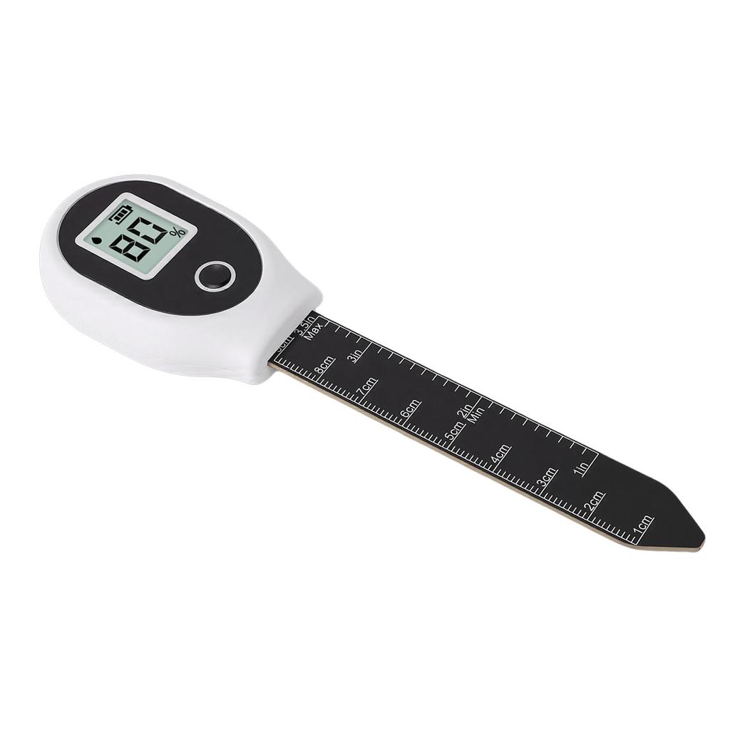 Soil Meter Backlit LCD Digital Display Soil Humidity Tester with 91.4mm Probe for Garden Lawn Greenhouse