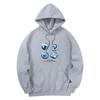 Blue Ball Hoodie Gray