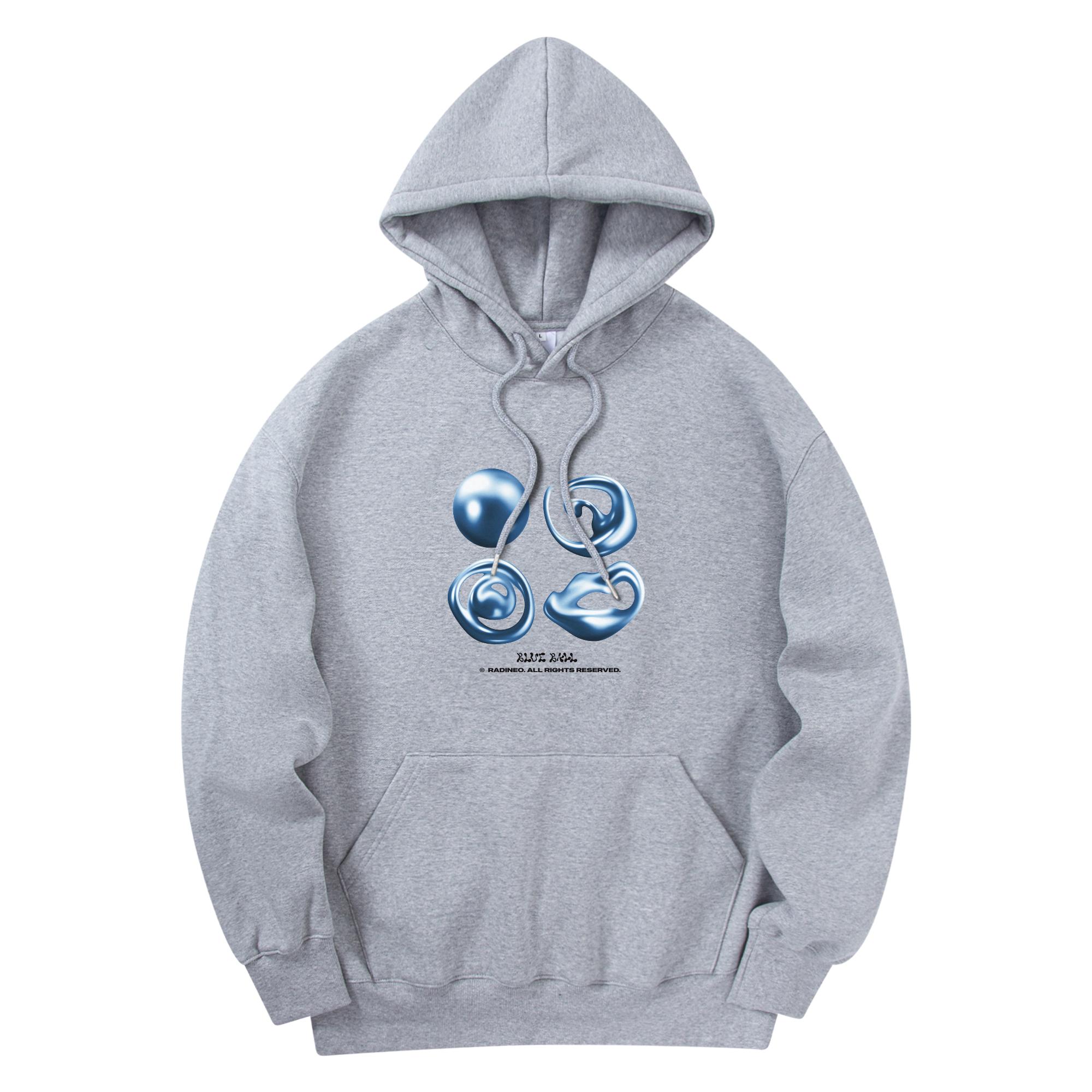 Radineo Blue Ball Hoodie Gray Gray (Gray)/L